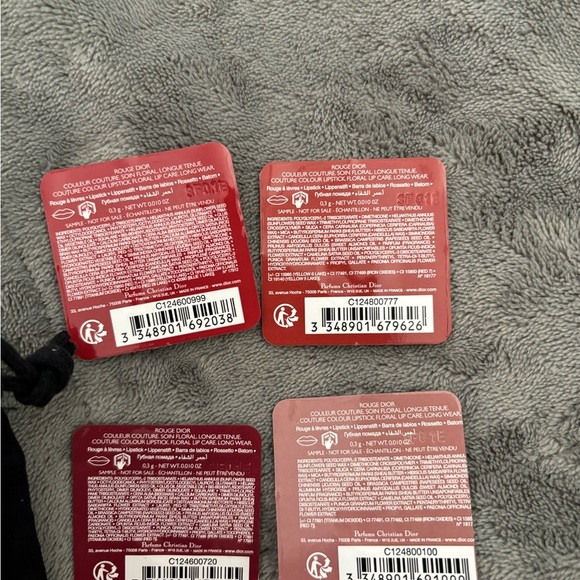 Dior Rouge Lipstick Set - Red and Pink Shades - Picture 3 of 4